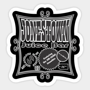 Jonestown Juice Bar Sticker